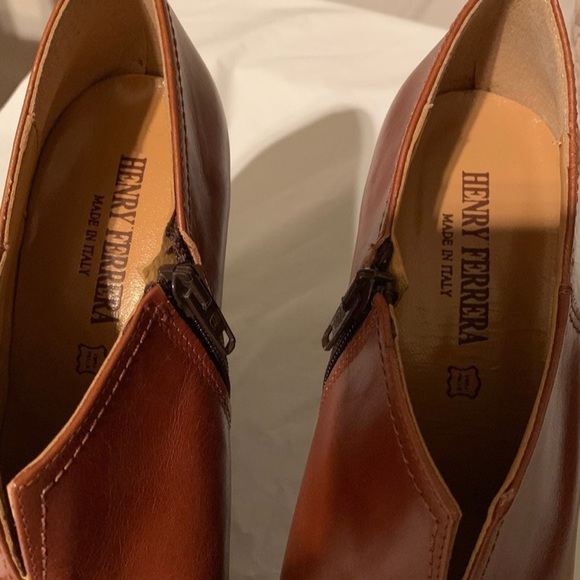 Henry Ferrera Italian leather shoes in size 8 1/2 - Picture 3 of 8